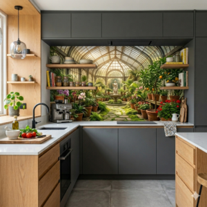 Credence cuisine trompe oeil 001