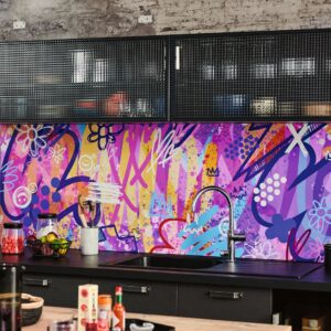 Credence cuisine abstrait 001