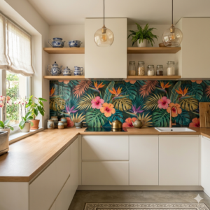 Credence cuisine floral 001