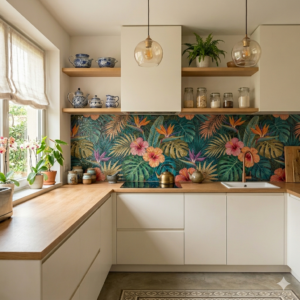 Credence cuisine floral 002
