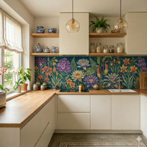 Credence cuisine floral 003